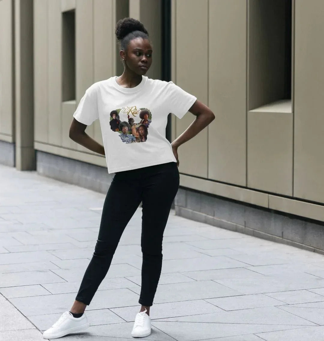 May We Rise Women's Boxy Tee - Livity Tree Art