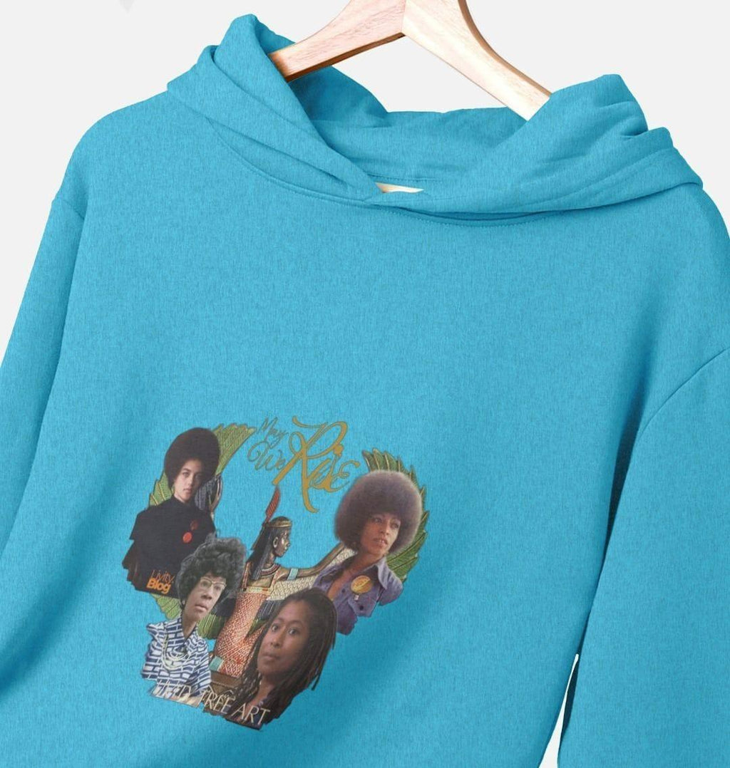 May We Rise Women's Relaxed Fit Hoodie - Livity Tree Art