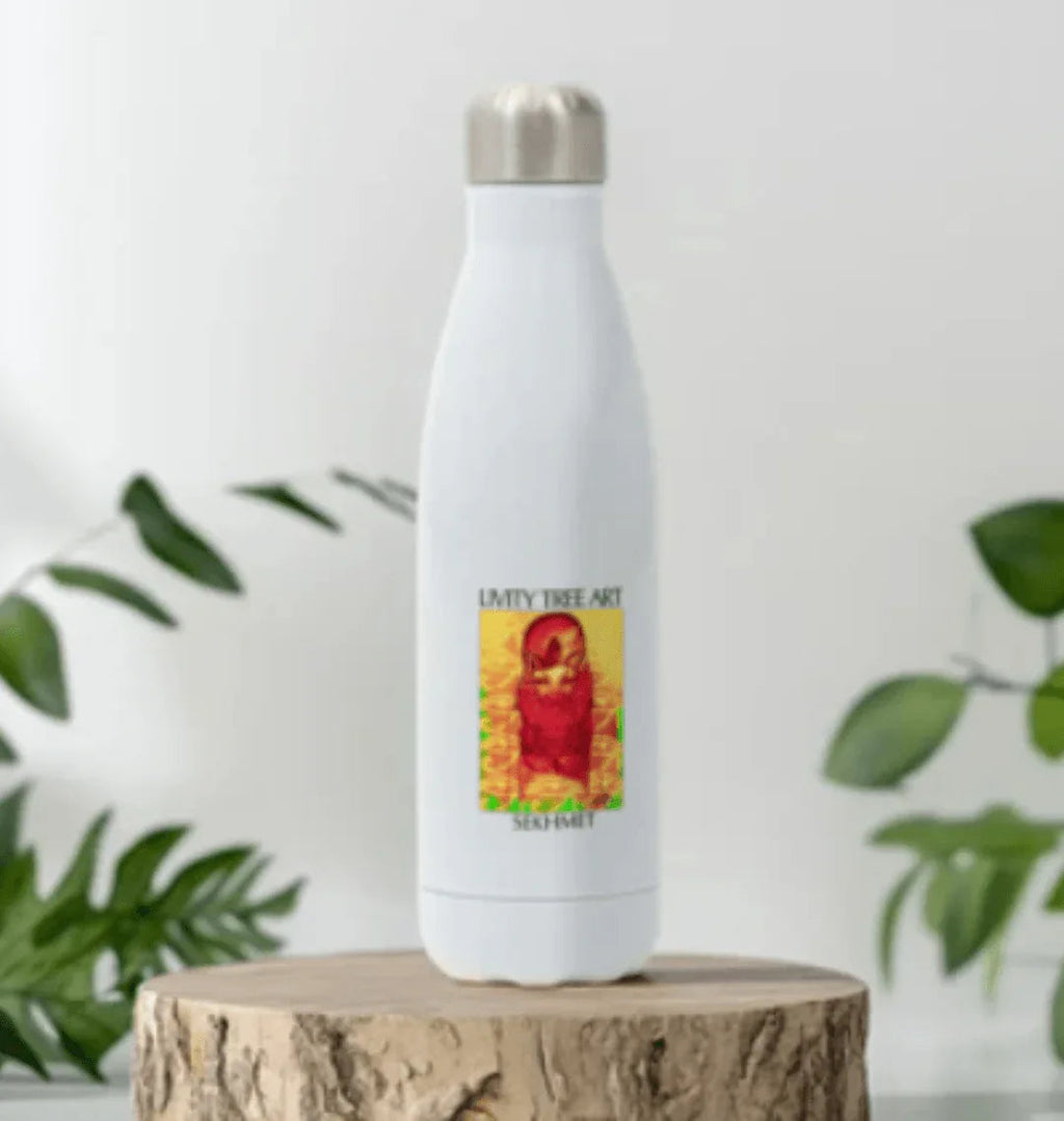 Rastafari Sekhmet Stainless Steel Bottle - Livity Tree Art