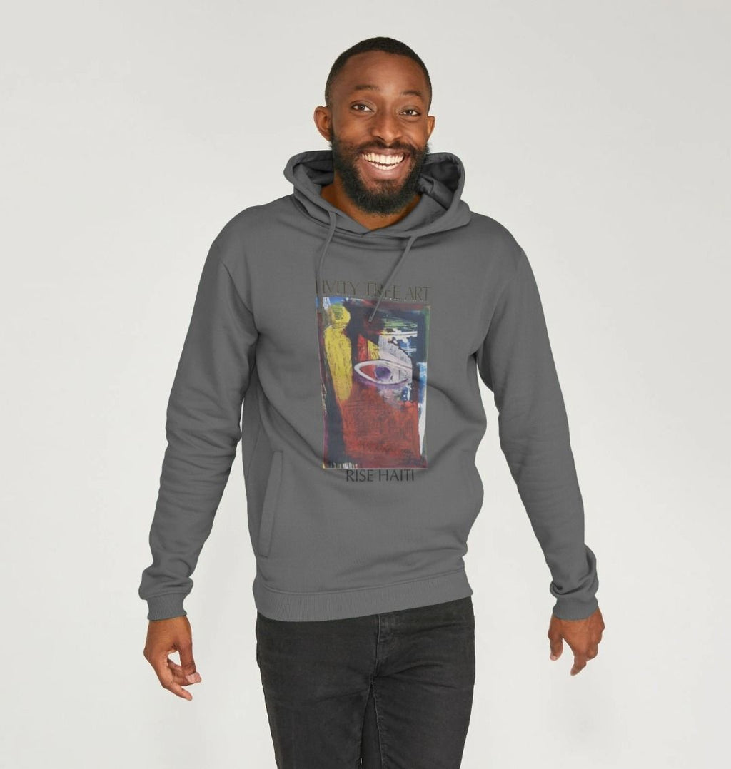 Rise Haiti Unisex Pullover Hoodie - Livity Tree Art