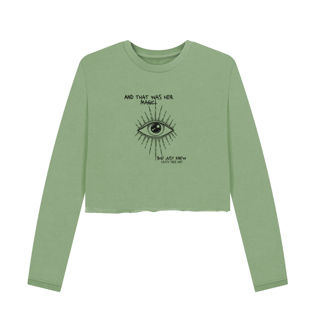 She Just Knew... Women's Organic Boxy Jumper - Livity Tree Art
