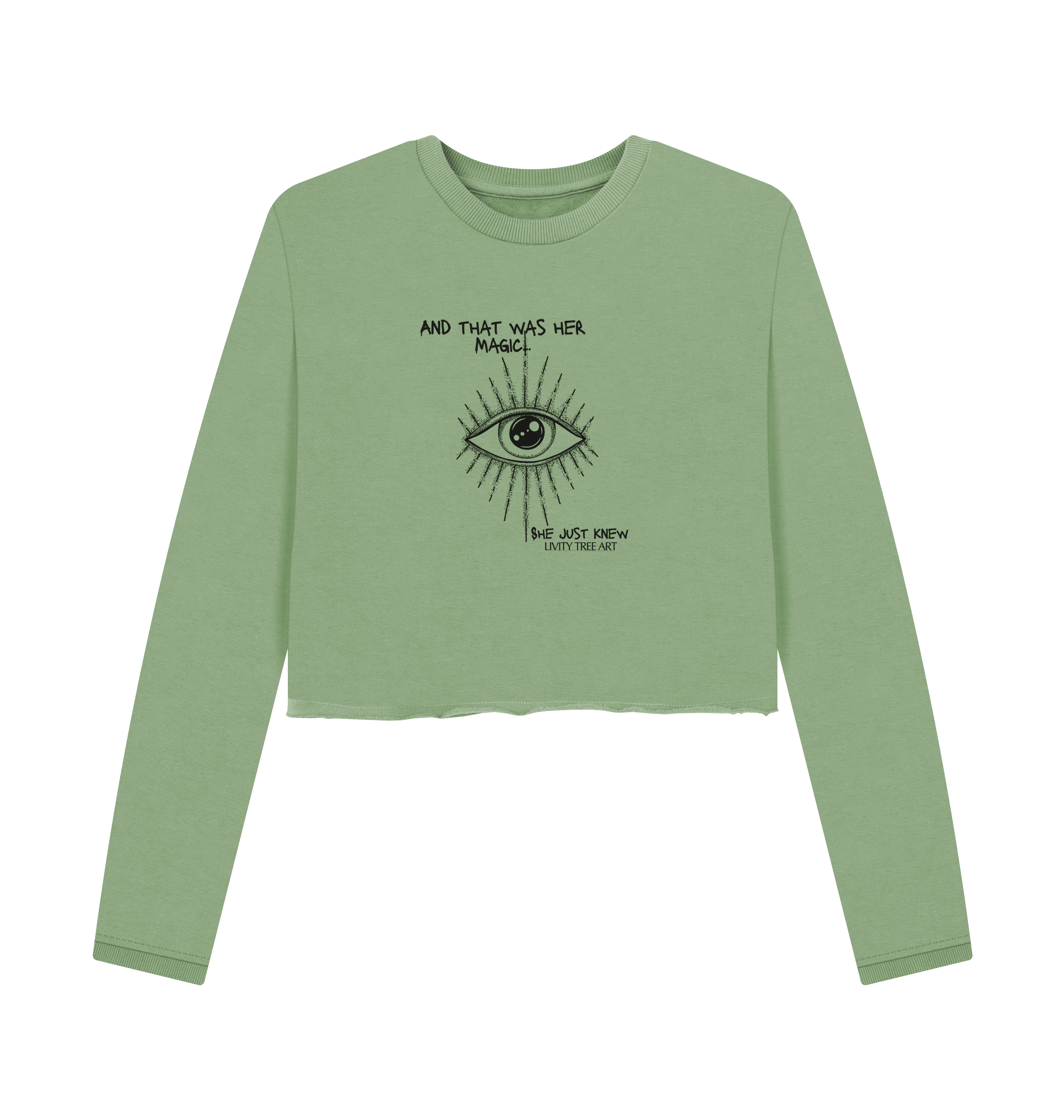 She Just Knew... Women's Organic Boxy Jumper - Livity Tree Art