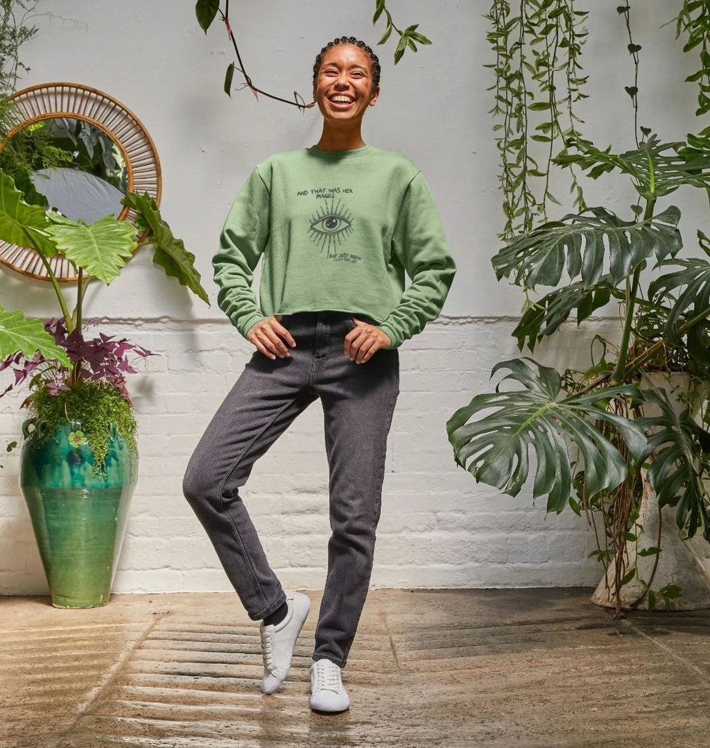 She Just Knew... Women's Organic Boxy Jumper - Livity Tree Art