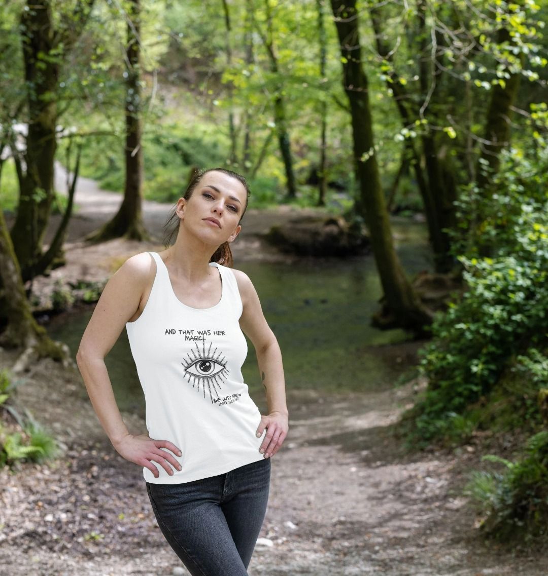 She Just Knew... Women's Organic Vest Top - Livity Tree Art