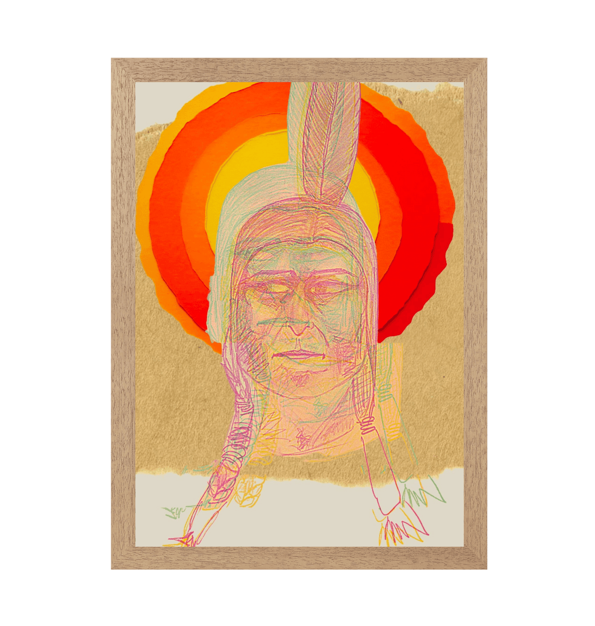 Sitting Bull, The Hunkpapa Lakota holy man - Livity Tree Art