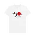 Stop War, Spread Love Palestine Unisex Plain T-shirt - Livity Tree Art