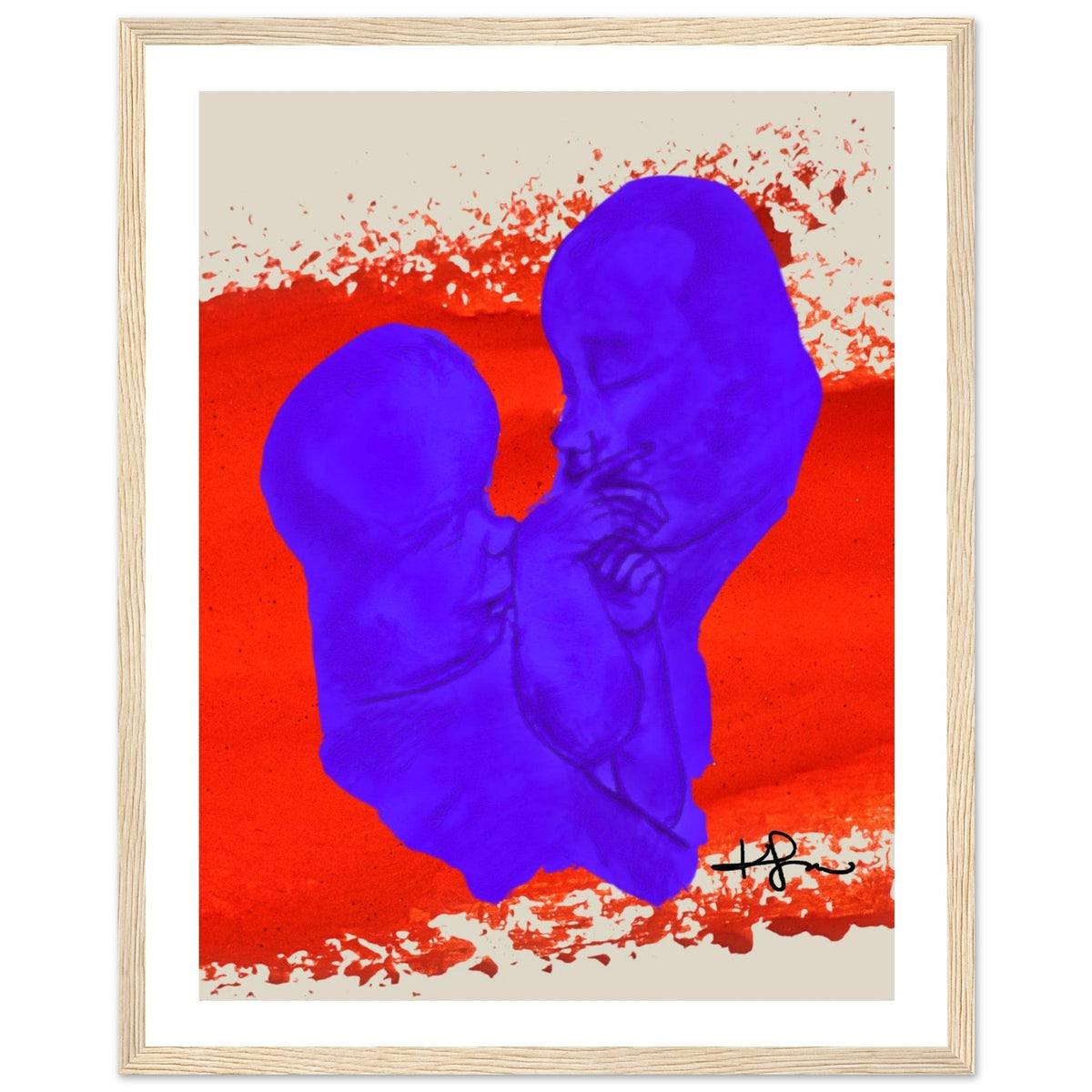 The Adaro and the Aunga Twins Fine Art Framed Poster - Livity Tree Art