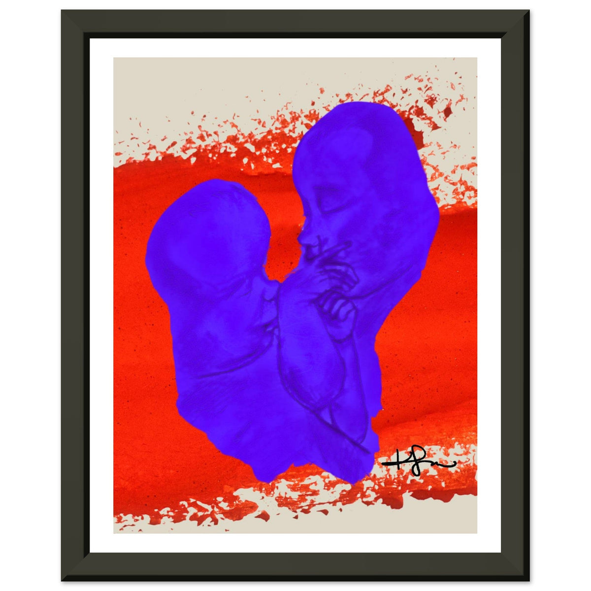The Adaro and the Aunga Twins Fine Art Framed Poster - Livity Tree Art