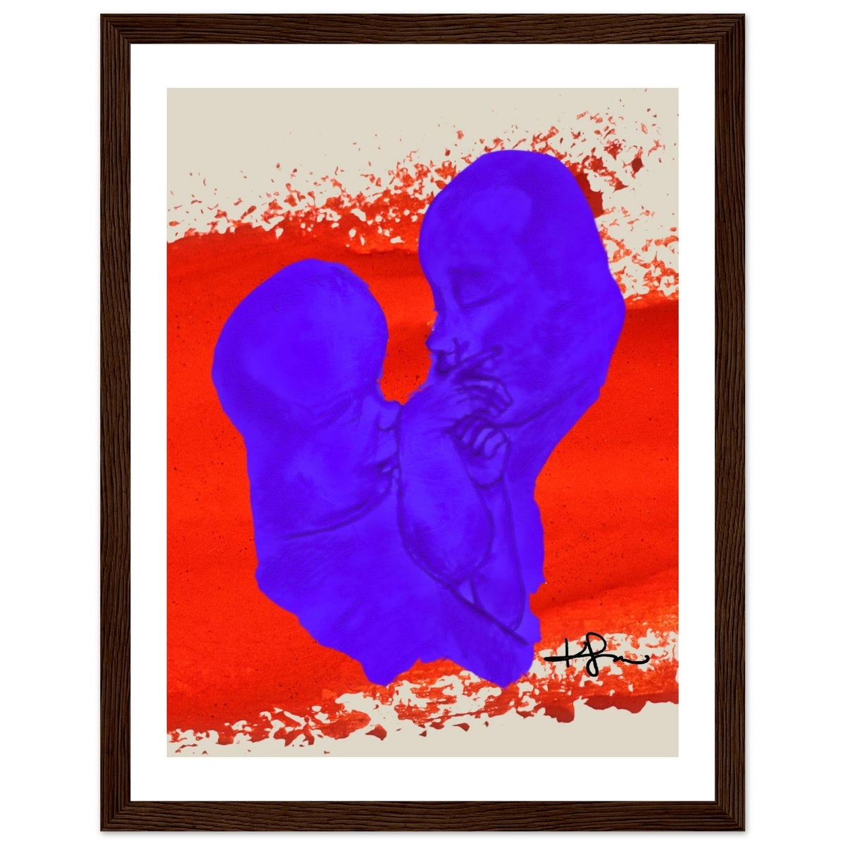 The Adaro and the Aunga Twins Fine Art Framed Poster - Livity Tree Art