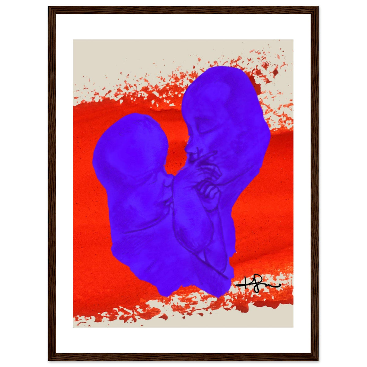 The Adaro and the Aunga Twins Fine Art Framed Poster - Livity Tree Art