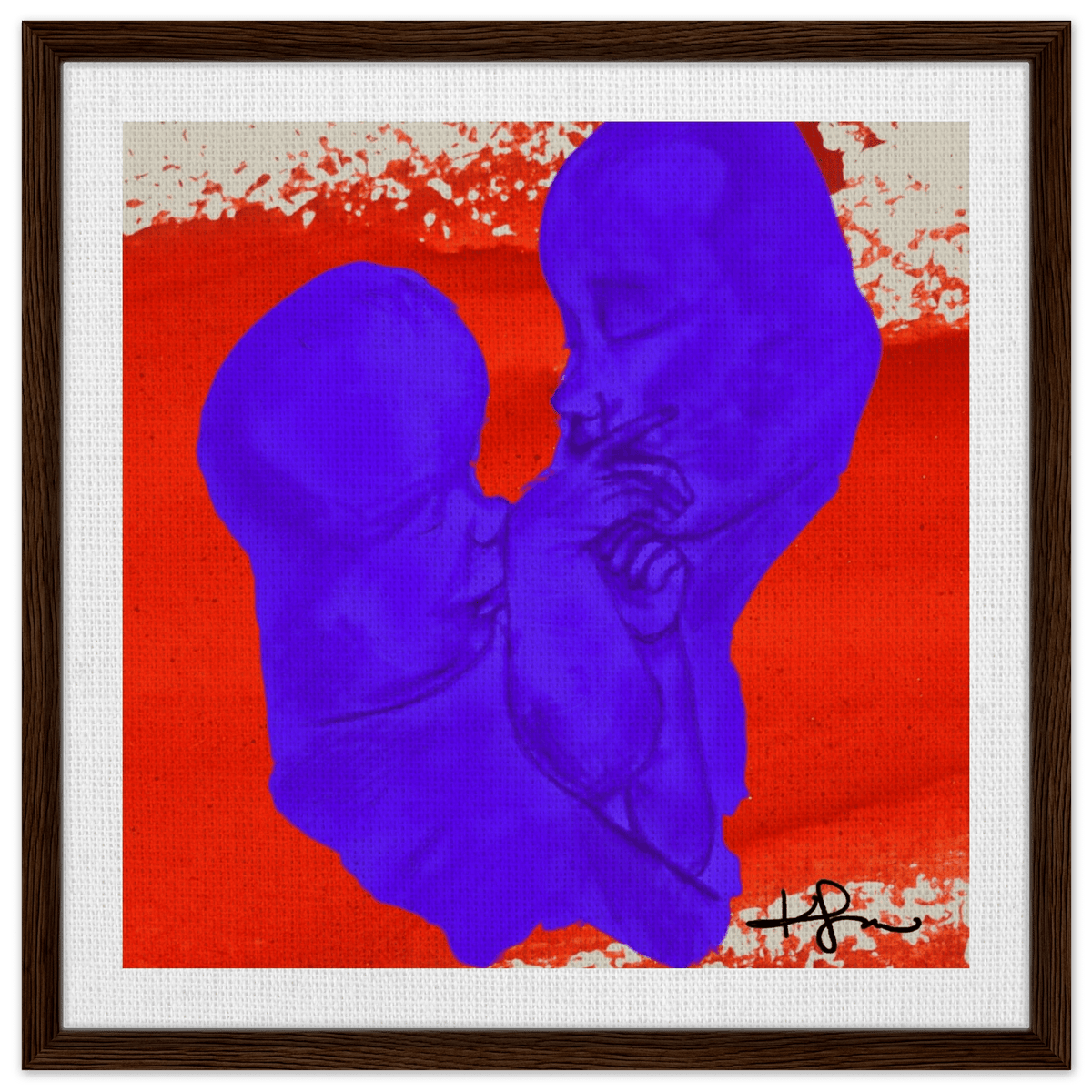 The Adaro and the Aunga Twins Framed Canvas - Livity Tree Art