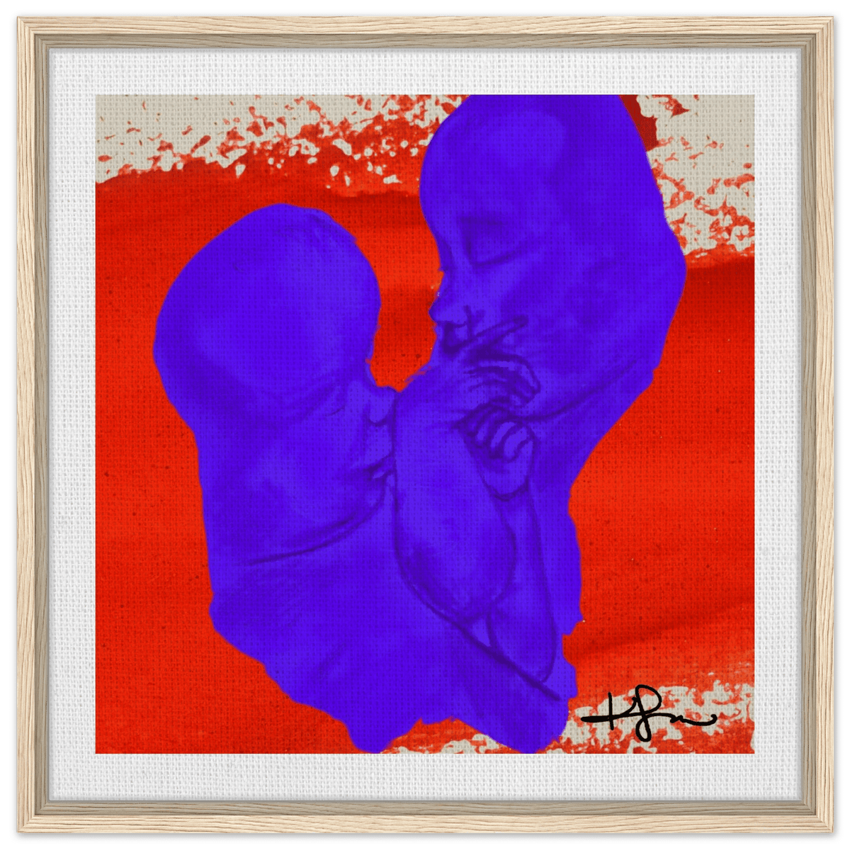 The Adaro and the Aunga Twins Framed Canvas - Livity Tree Art