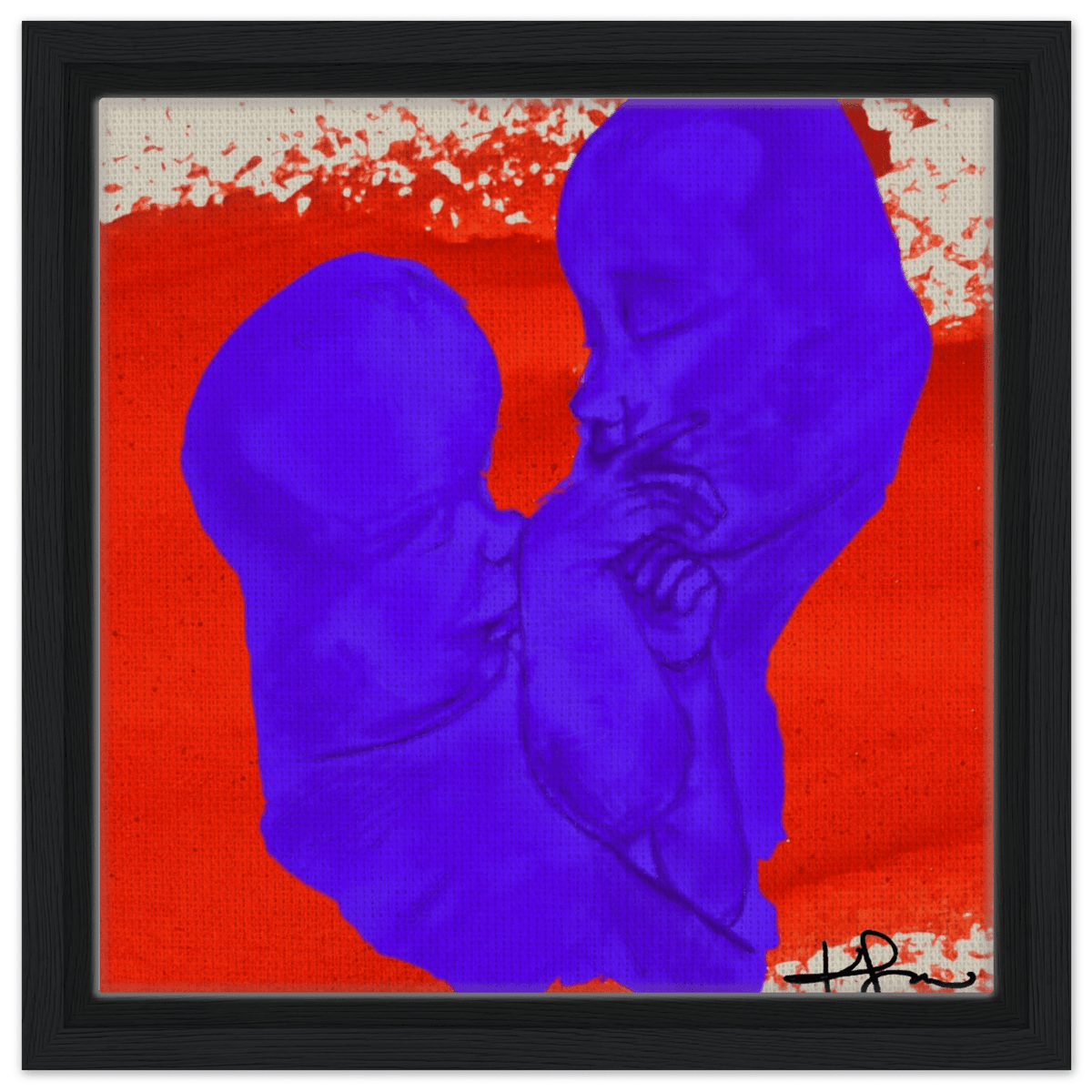 The Adaro and the Aunga Twins Framed Canvas - Livity Tree Art