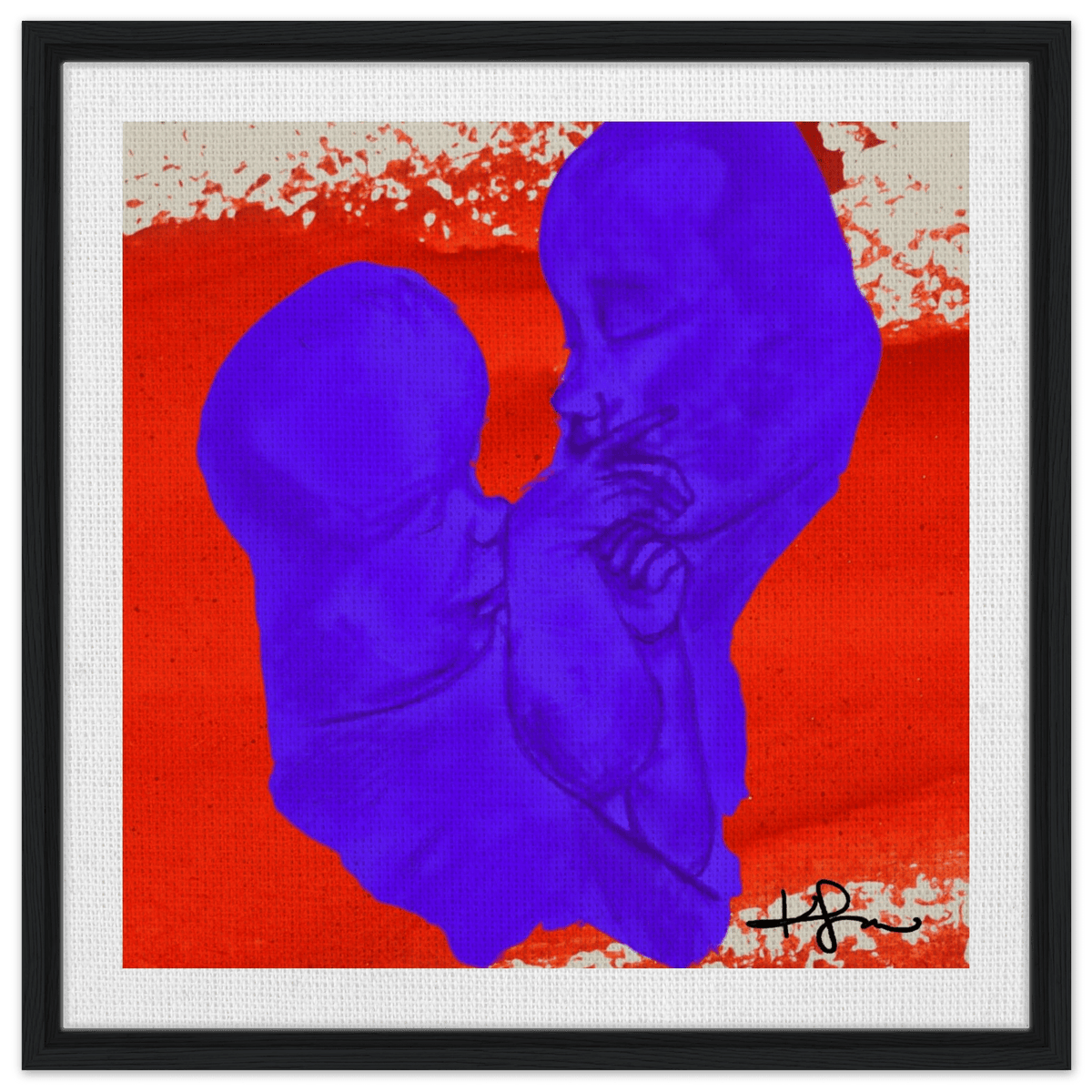 The Adaro and the Aunga Twins Framed Canvas - Livity Tree Art