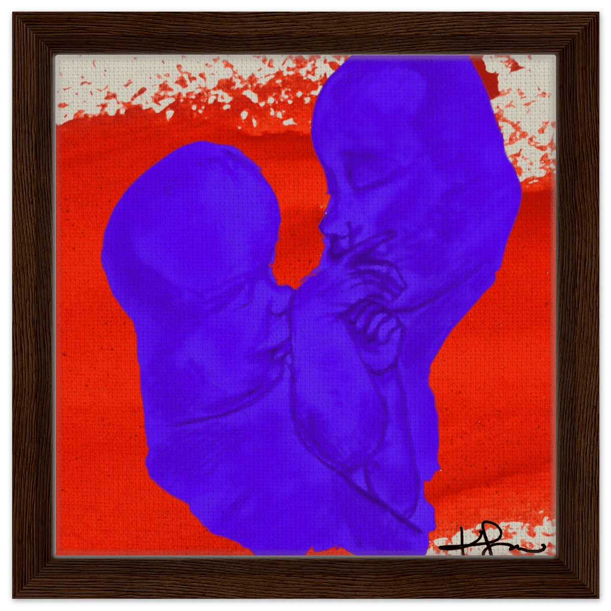 The Adaro and the Aunga Twins Framed Canvas - Livity Tree Art