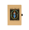 The Spiral Goddess Kraft Paper Notebook - Livity Tree Art