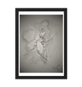 The Twins Portrait Art Print - Livity Tree Art