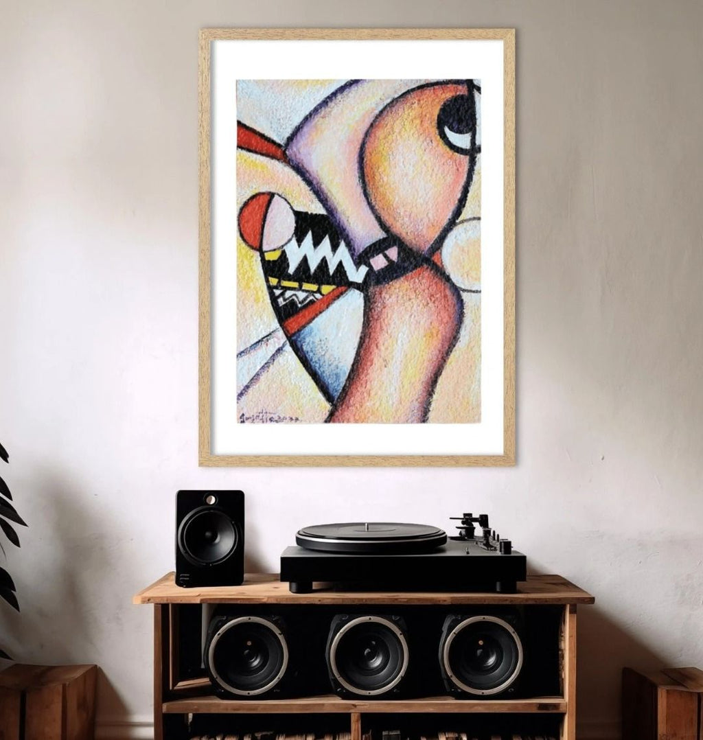 Tribal Hybrid Portrait Art Print - Livity Tree Art