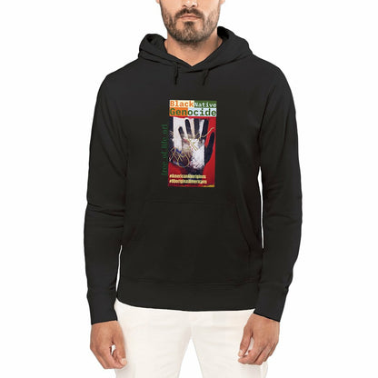 Native Black Genocide Premium Unisex Hoodie - Lightweight Straight Cut | Tree of Life Art - Tree of Life Art