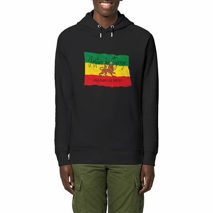 Justice for Tigray Premium Organic Unisex Side Pocket Hoodie, Medium Fit | Tree of Life Art - Tree of Life Art