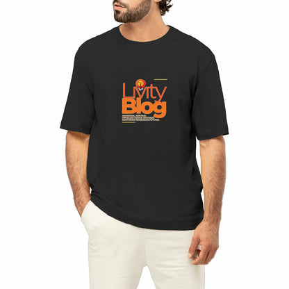 Livity Men's Oversized T-shirt - Organic Recycled Cotton | XS-4XL | Tree of Life Art - Tree of Life Art