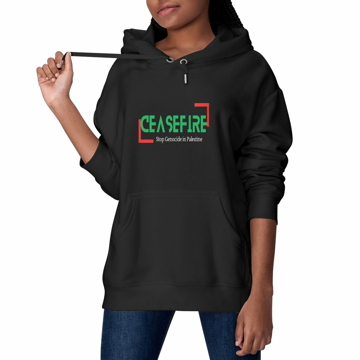 Ceasefire Palestine Unisex Premium Hoodie, Heavyweight Medium Fit | Tree of Life Art - Tree of Life Art