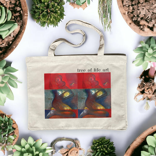 Votive Venus Premium Heavyweight Shopping Bag - 80% Recycled Cotton, 20% Recycled Polyester | Tree of Life Art - Tree of Life Art