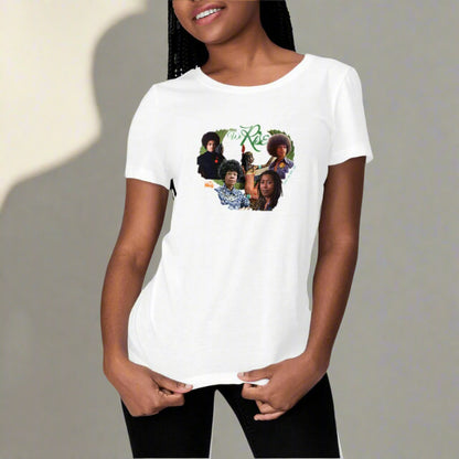 May We Rise Classic Woman's Organic Cotton Tee | Tree of Life Art - Tree of Life Art