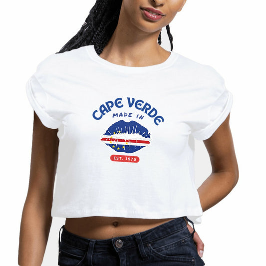 Made in Cape Verde Woman's Crop Top - Tree of Life Art