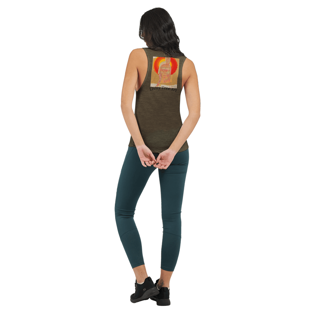 Women's Muscle Tank Top | Bella + Canvas 8803 - Livity Tree Art