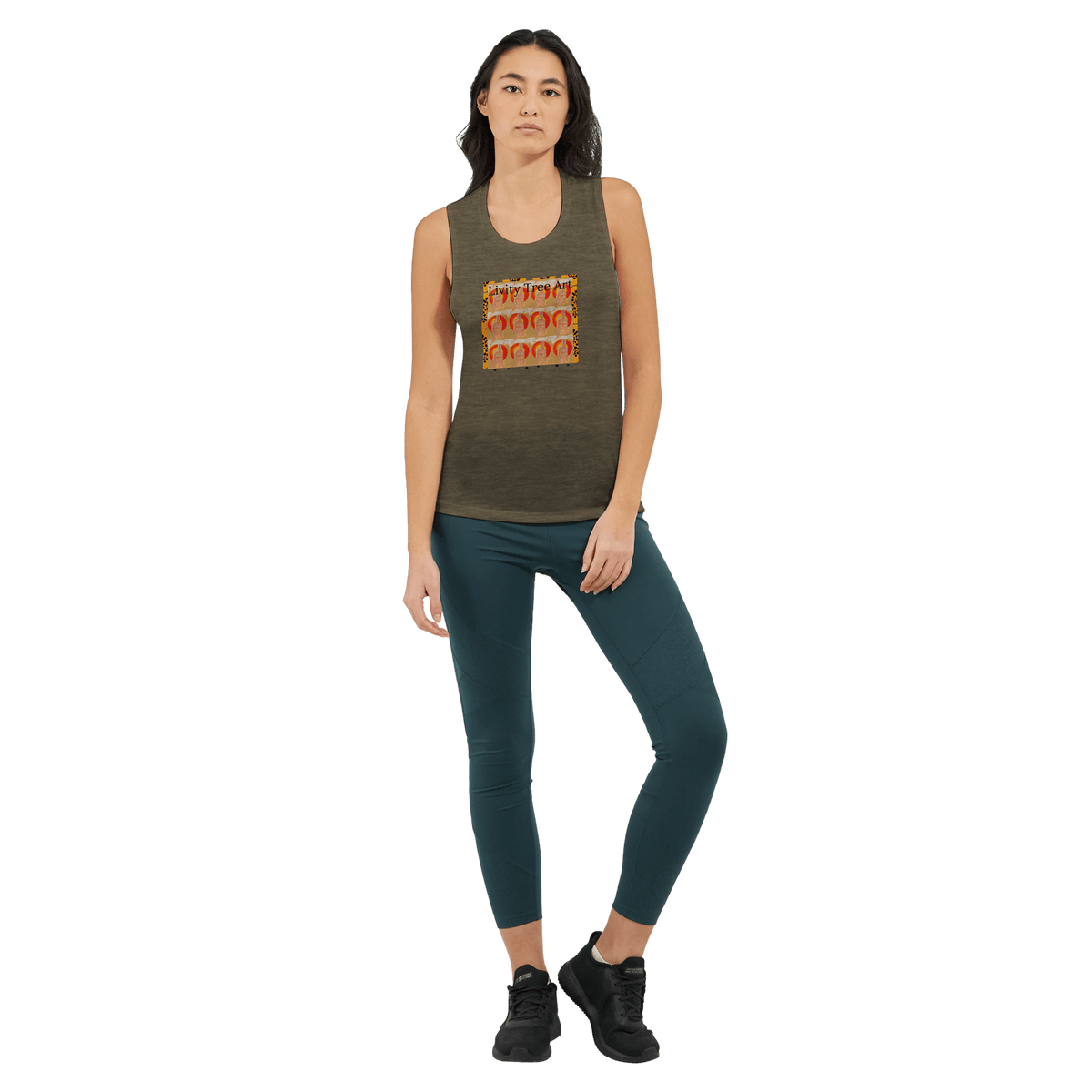 Women's Muscle Tank Top | Bella + Canvas 8803 - Livity Tree Art