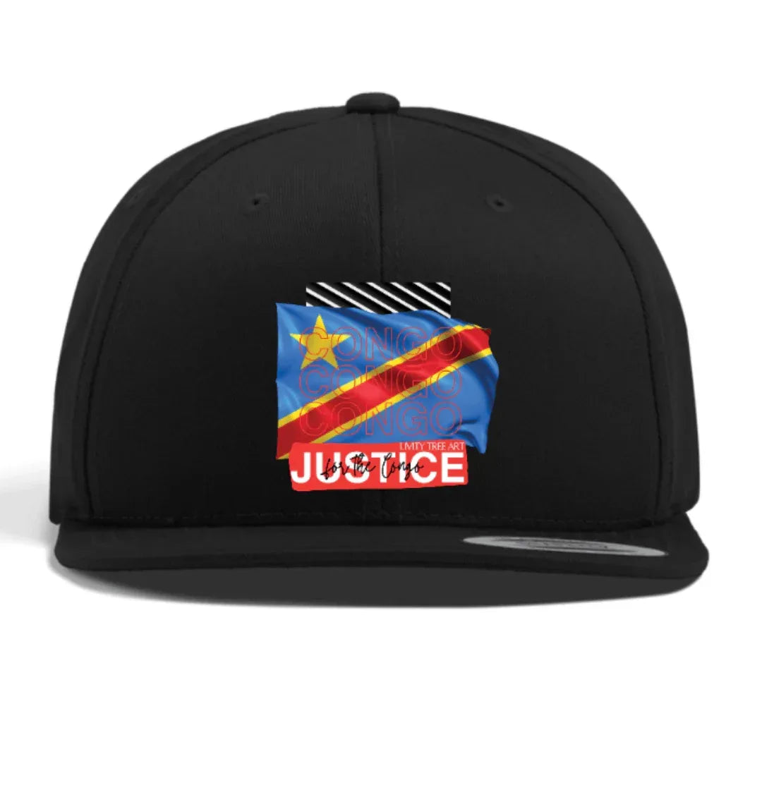 Justice for Congo Snapback Cap - Livity Tree Art
