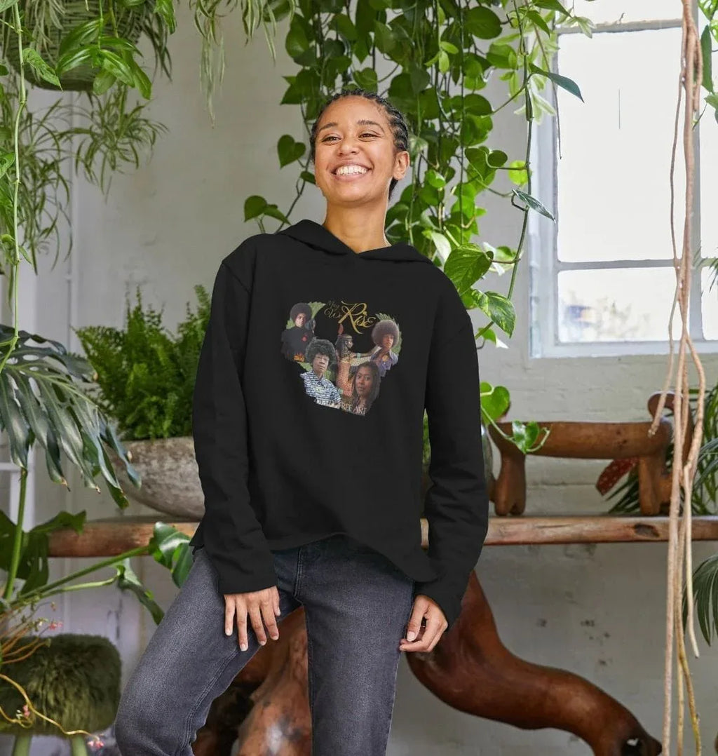 May We Rise Women's Relaxed Fit Hoodie - Livity Tree Art