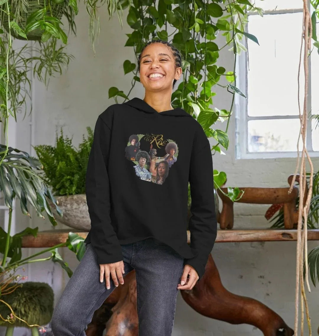 May We Rise Women's Relaxed Fit Hoodie - Livity Tree Art