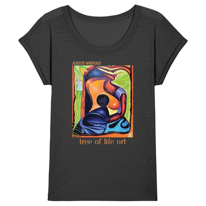 Acoustic Whisperer Premium Plus T-Shirt - Lightweight Slub Fabric | Tree of Life Art - Tree of Life Art