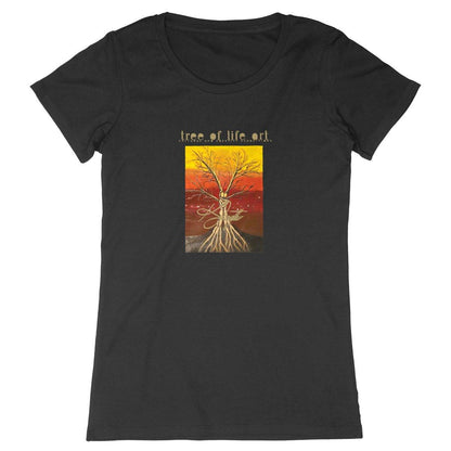 Tree of Life Premium 100% Organic Cotton Women's Tshirt | Tree of Life Art - Tree of Life Art