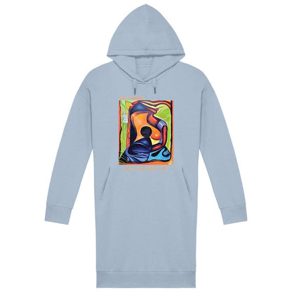 Acoustic Whisperer Premium Plus Hoodie Dress - Eco-Friendly Comfort Fit | Tree of Life Art - Tree of Life Art