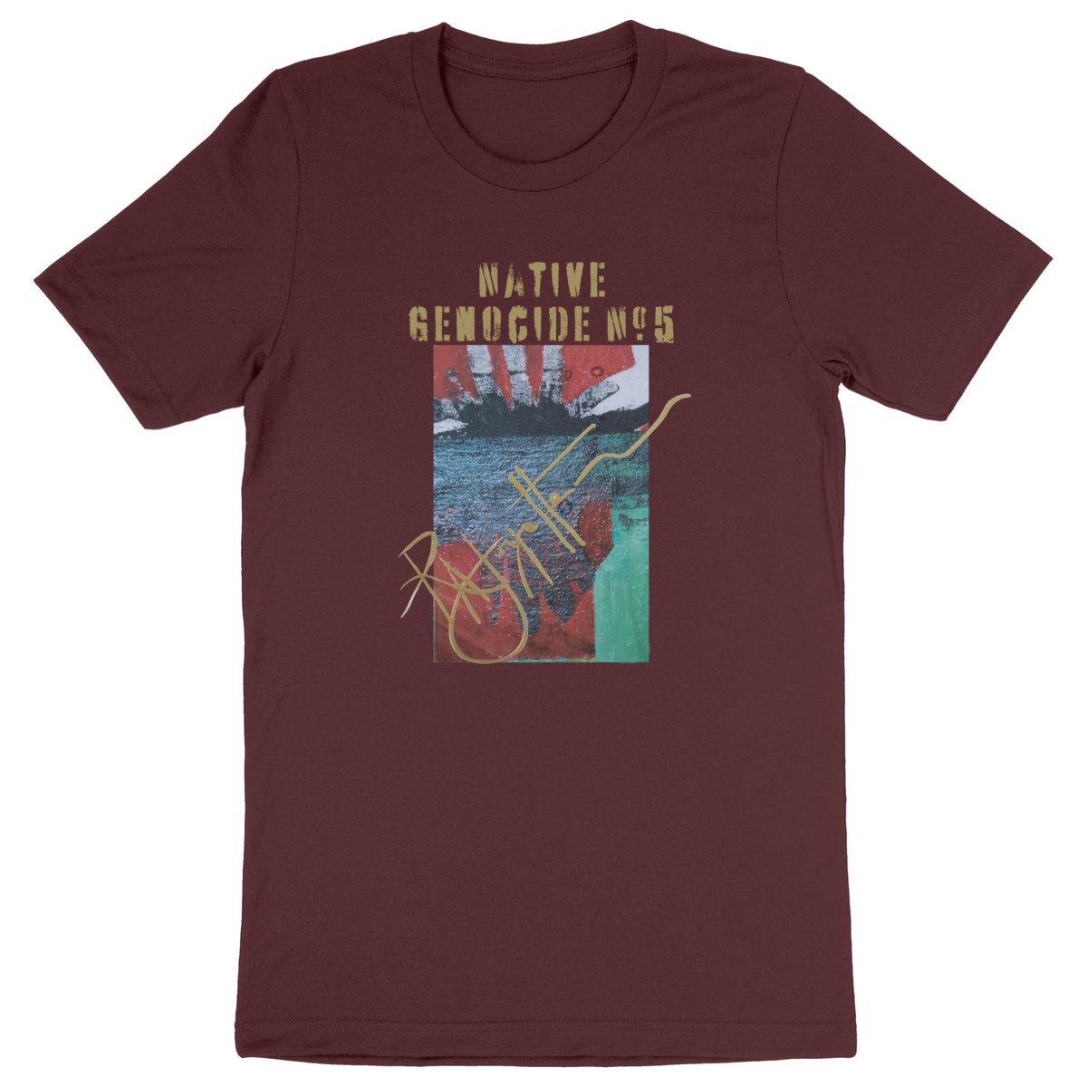 Native Genocide #5 Premium Lightweight Unisex T-shirt - 100% Organic Cotton | Tree of Life Art - Tree of Life Art