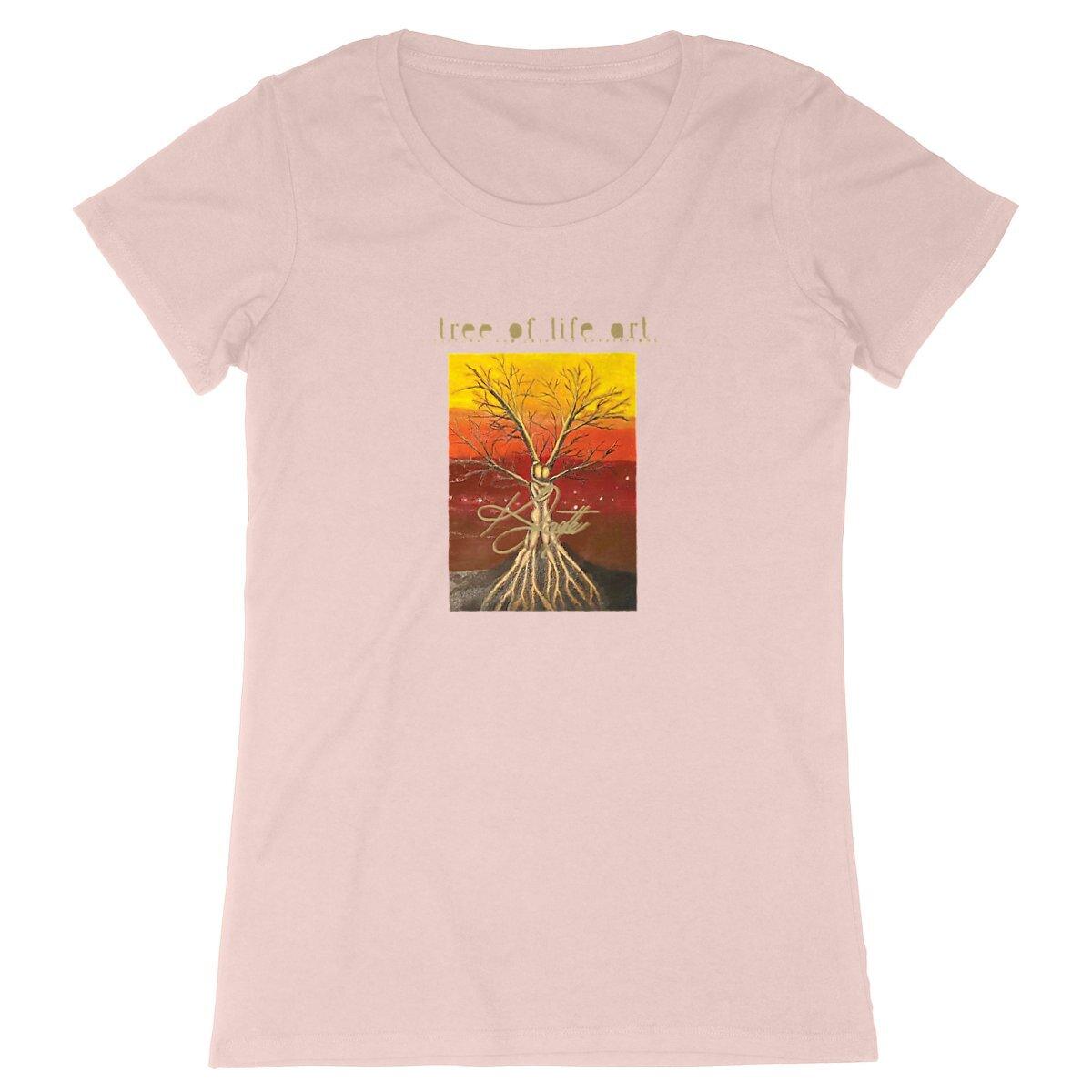 Tree of Life Premium 100% Organic Cotton Women's Tshirt | Tree of Life Art - Tree of Life Art