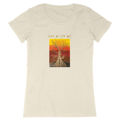 Tree of Life Premium 100% Organic Cotton Women's Tshirt | Tree of Life Art - Tree of Life Art