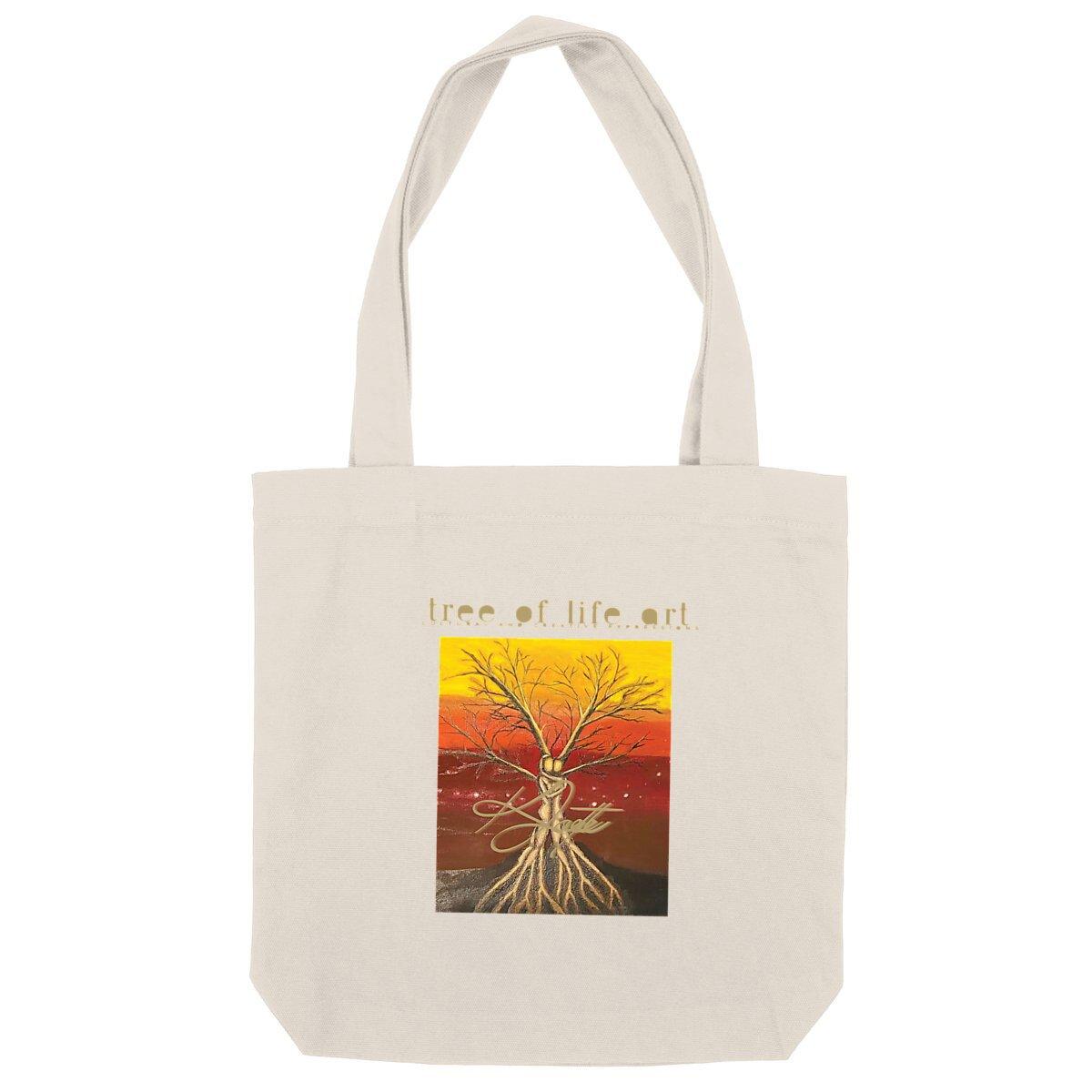 Tree of Life Premium Heavyweight Totebag - Made from Recycled Materials | Tree of Life Art - Tree of Life Art