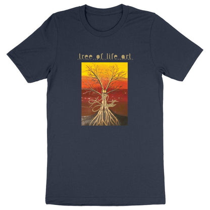 Tree of Life Premium Lightweight Unisex T-shirt - 100% Organic Cotton | Tree of Life Art - Tree of Life Art