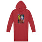 Rise! Dedication to Haiti Earthquake Comfy Fit Hoodie Dress - Woman's Premium | Tree of Life Art - Tree of Life Art