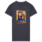 Acoustic Whisperer Premium Plus Woman's T-Shirt Dress - 100% Organic Cotton | Tree of Life Art - Tree of Life Art