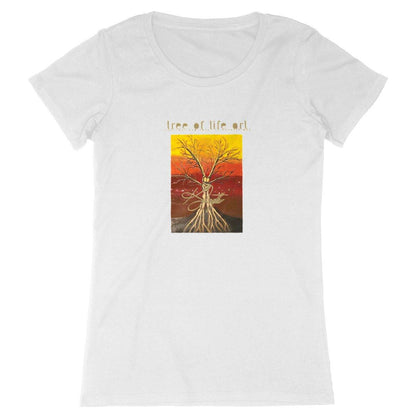 Tree of Life Premium 100% Organic Cotton Women's Tshirt | Tree of Life Art - Tree of Life Art
