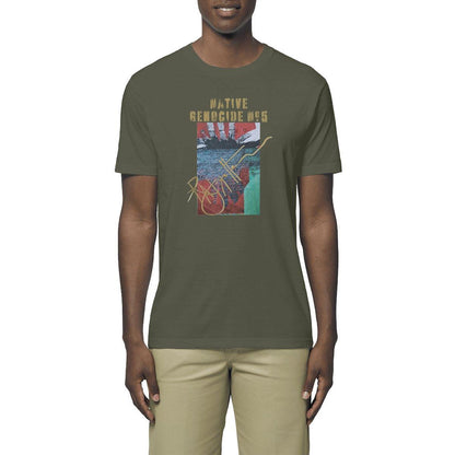 Native Genocide #5 Premium Lightweight Unisex T-shirt - 100% Organic Cotton | Tree of Life Art - Tree of Life Art